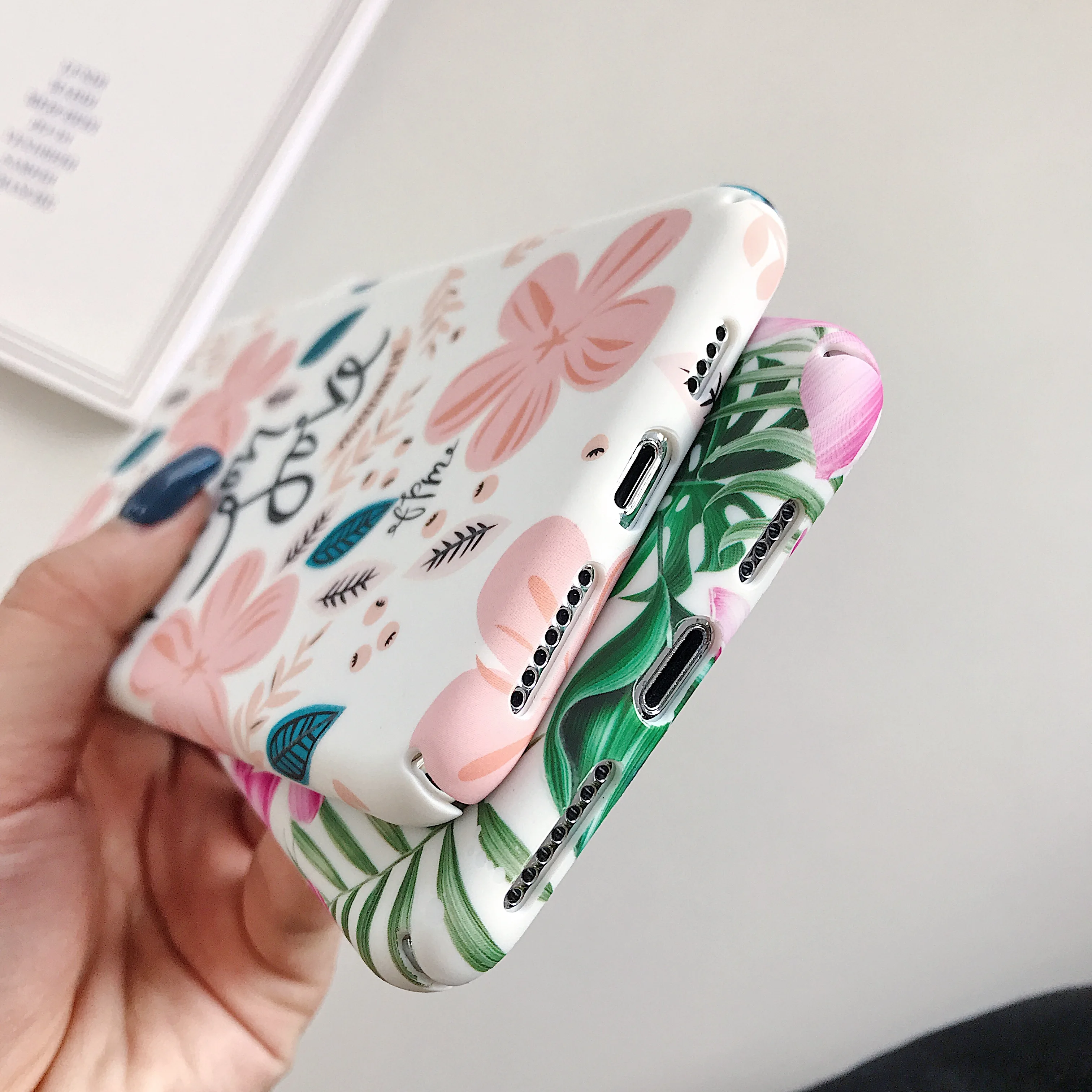 Светящийся чехол KISSCASE с тропическим листом для Samsung Galaxy A50 A30 A70 A90 A3 A5 2017 A6 A8 Plus A7 A9