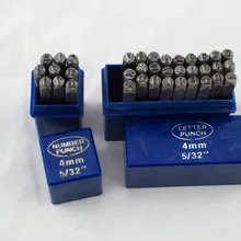 Кожаный инструмент 4 мм Металлические инструменты для стемпинга набор пробойников, хорошая твердость и прочность