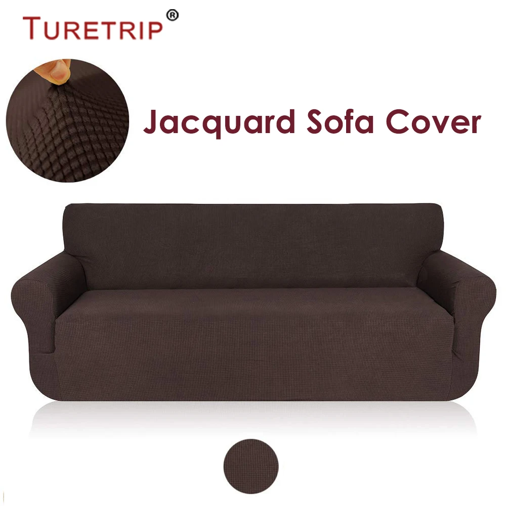 Turetrip 1 шт. однотонный чехол для дивана кровать Futon Slipcover стрейч мебель протектор для стула Loveseat большой диван Чехол