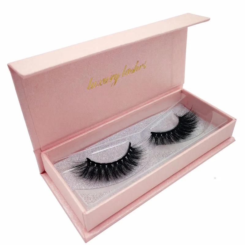 

1 Pair natural long mink eyelashes 1 box 3d false eyelashes mink 3d lashes volume soft lashes eyelash extension