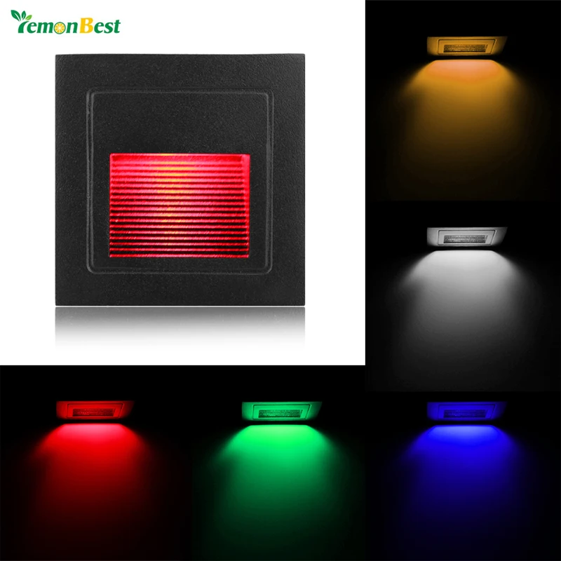 Modern Style Stairs Wall Lamp Small Square 3w Led Light For Wall Lamp Small Square 3w Led