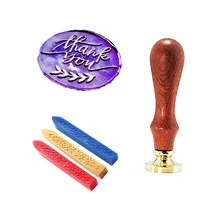 Фирменная индивидуальная восковая печать штамп спасибо