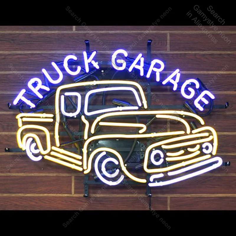 Truck Garage Neon Sign Bulb Handcrafted Iconic Sign Custom Car light Neon Art Lamps Sign store display advertise enseigne lumine
