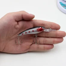 1Pcs Fishing Lures 7 colors 9cm 7.4g Crank hard bait to swim fishing bait with #6 hook fishing tackle