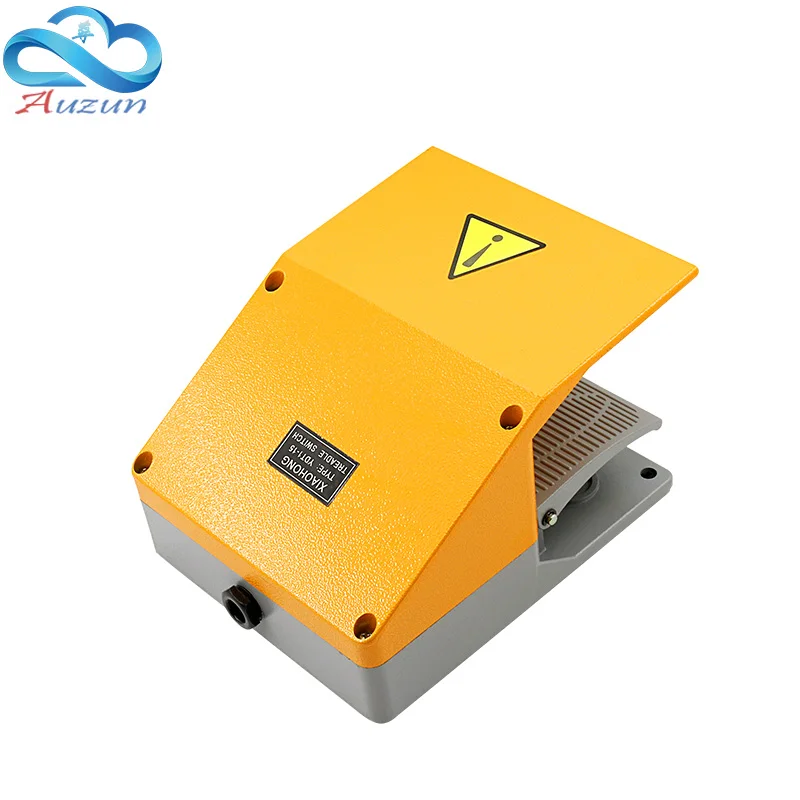 Interruptor de pé Pedal de Alumínio Ferramenta de Acessórios de Switch Interruptor Ydt1 15 Shell Cinza Dupla Máquina