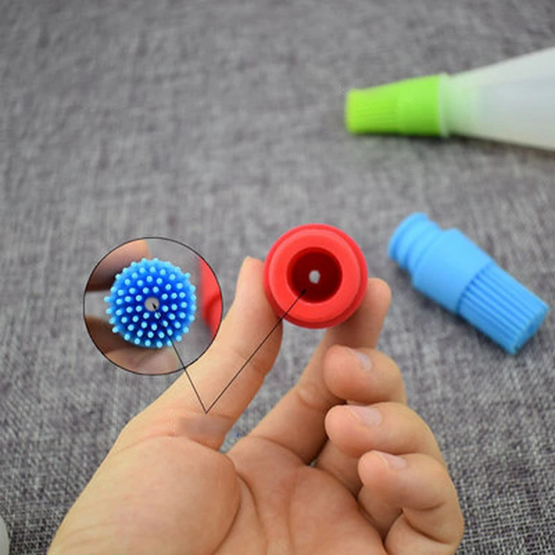  1 pc Silicone Baking Oil Brushes Liquid Oil Pen Cake Butter Bread Psatry Brush BBQ Utensil Basting Brush (5)
