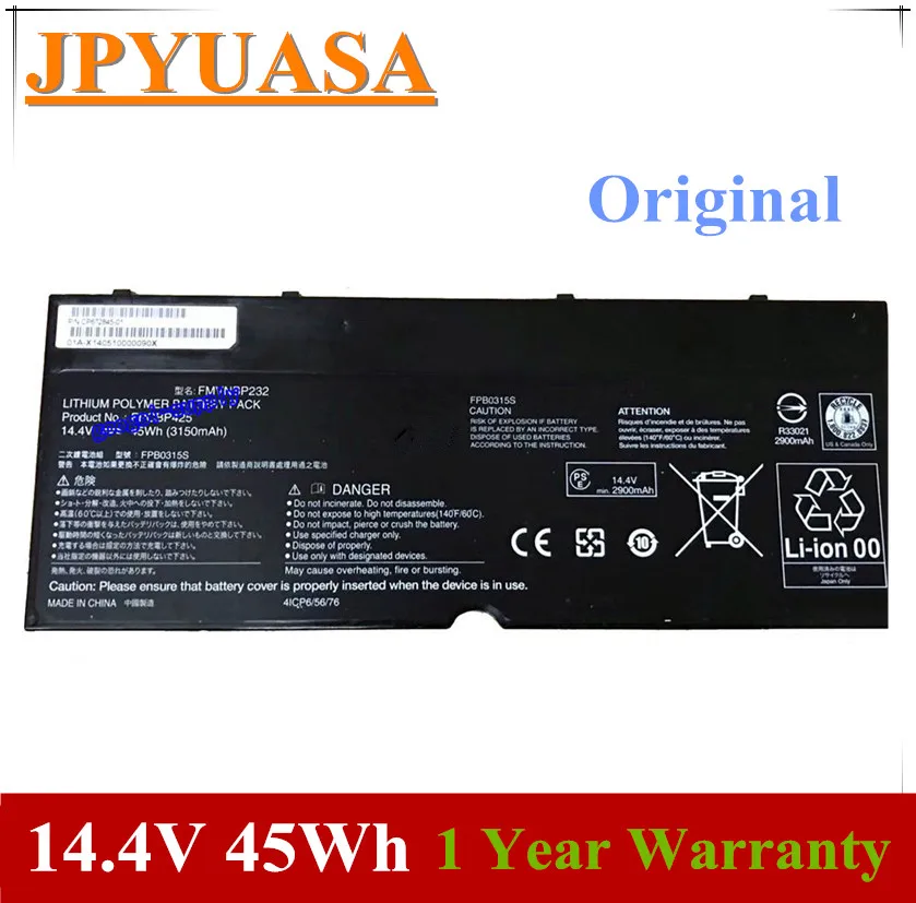 7xinbox 14 4 V 45Wh 3150mAh оригинальный FMVNBP232 FPCBP425 Аккумулятор для ноутбука Fujitsu Lifebook U745 T935