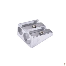 3 шт. Лидер продаж точилка для карандашей два отверстия для дом Школа Офис поставка высококачественные отличные студентов металлическая точилка для карандашей