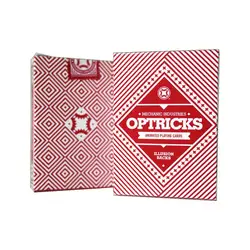 Optricks красные анимированные игральные карты для покера Размер колода USPCC на заказ ограниченная запечатанная Волшебная реквизит