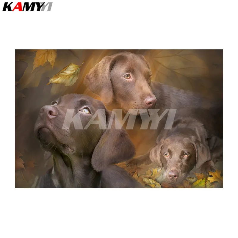 

5D DIY Diamond Painting LabInAutumn_PWD Needlework Home Decorative Full Square Diamond Embroidery NMX