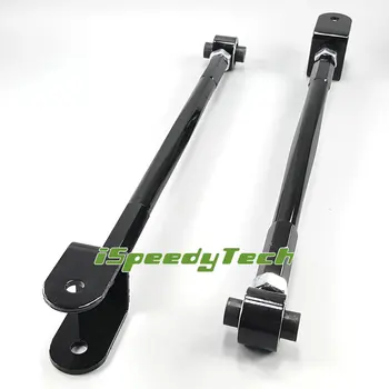 

FOR BMW 3 SERIES E36 E46 M3 Z3 Z4 RED REAR LOWER ADJUSTABLE CAMBER CONTROL ARMS SUSPENSION NEW Black