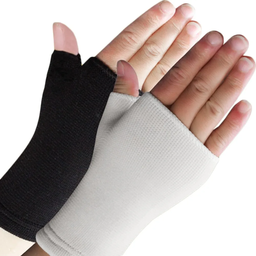 

Ultra Thin Breathable Man Woman Half Finger Gloves Elastic Wrist Supports Arthritis Brace Sleeve Support Sports Absorb Sweat Hot