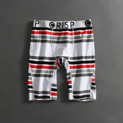 

2019 Printed Boxer Shorts Male Panties Breathable Cotton Long Leg Men Underwear Brand Boxers Mens Underwear Shorts Lengthened
