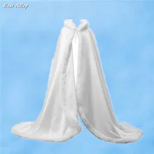 Белый формальный длинный свадебный плащ полная длина средневековый плащ накидка