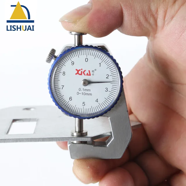0 10mm 0 1mm dial thickness gauge flat head thickness measuring sheet metal measuring tools