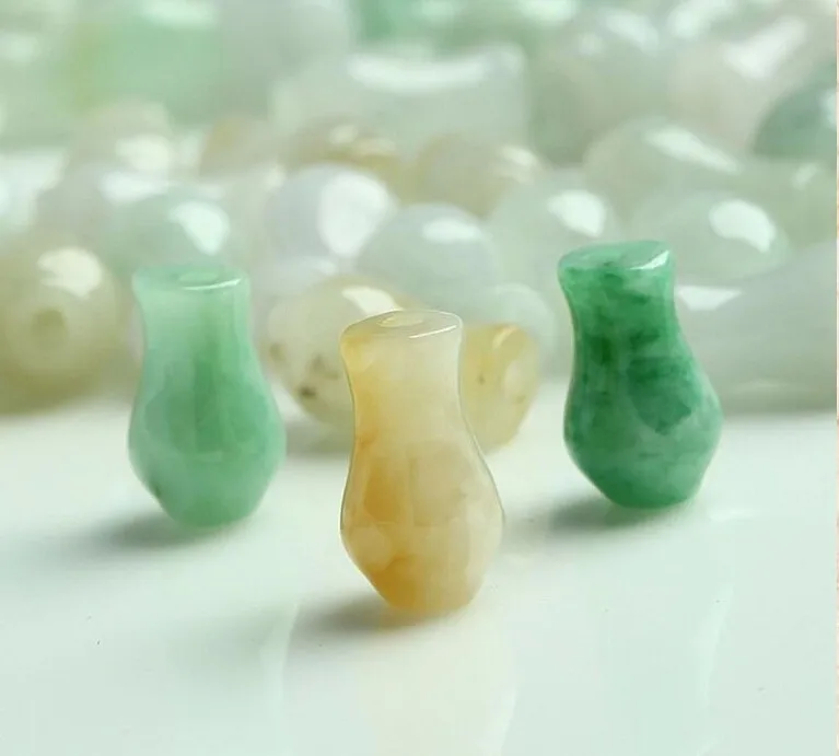 Новинка 30 шт. китайские 100% натуральные/Jadeite милые свободные бусины для бутылок |