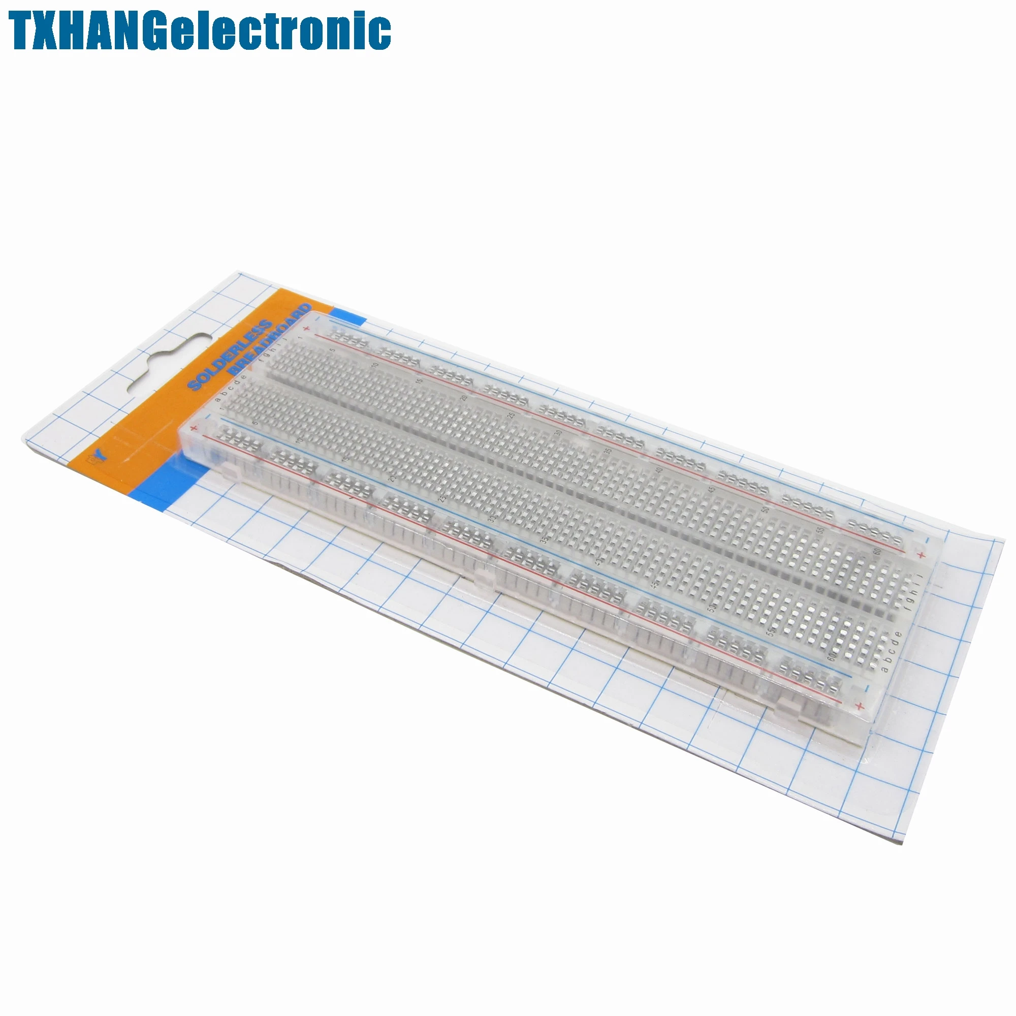 MB-102 Transparent Material 830Point Solderless PCB Bread Board