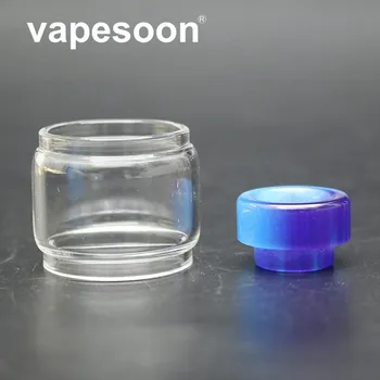 

10Sets VapeSoon Colorful 810 Drip Tip With Pyrex Glass Tube For Reload 24mm Atomizer