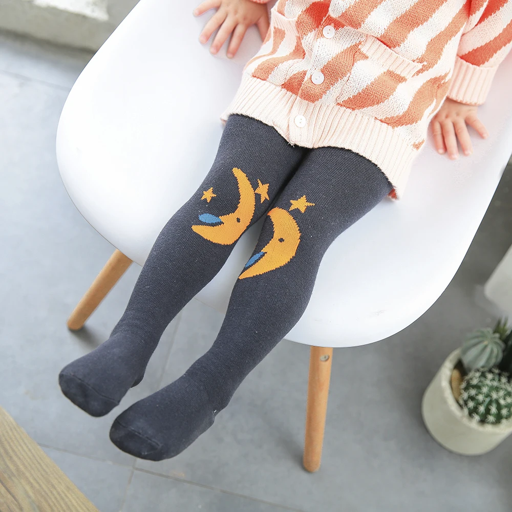 Children's Stocking Cute Moon Cotton Boys Girls Tights Pantyhose Kids