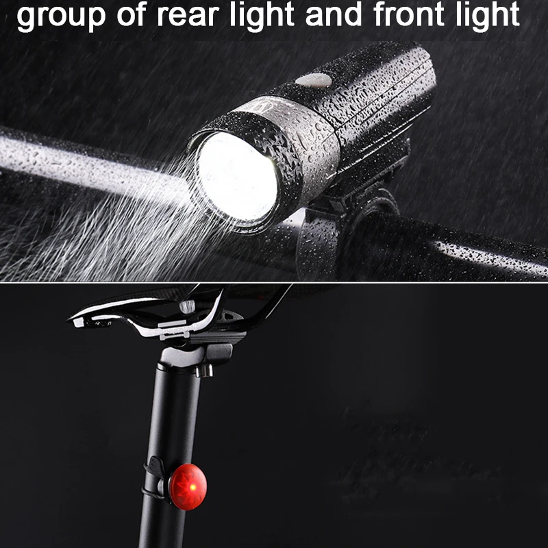 

Catazer bike light USB charging MTB bike accessories headlights and taillights bicycle accessory
