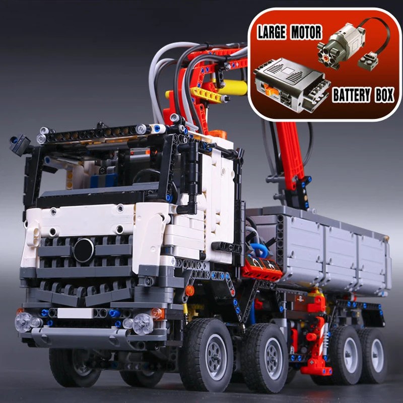 

Bei Fen 20005 2793pcs Arocs Truck Model Building Block Bricks Technic Series 42023 Compatible Legoinglys kids Toy lepin technic
