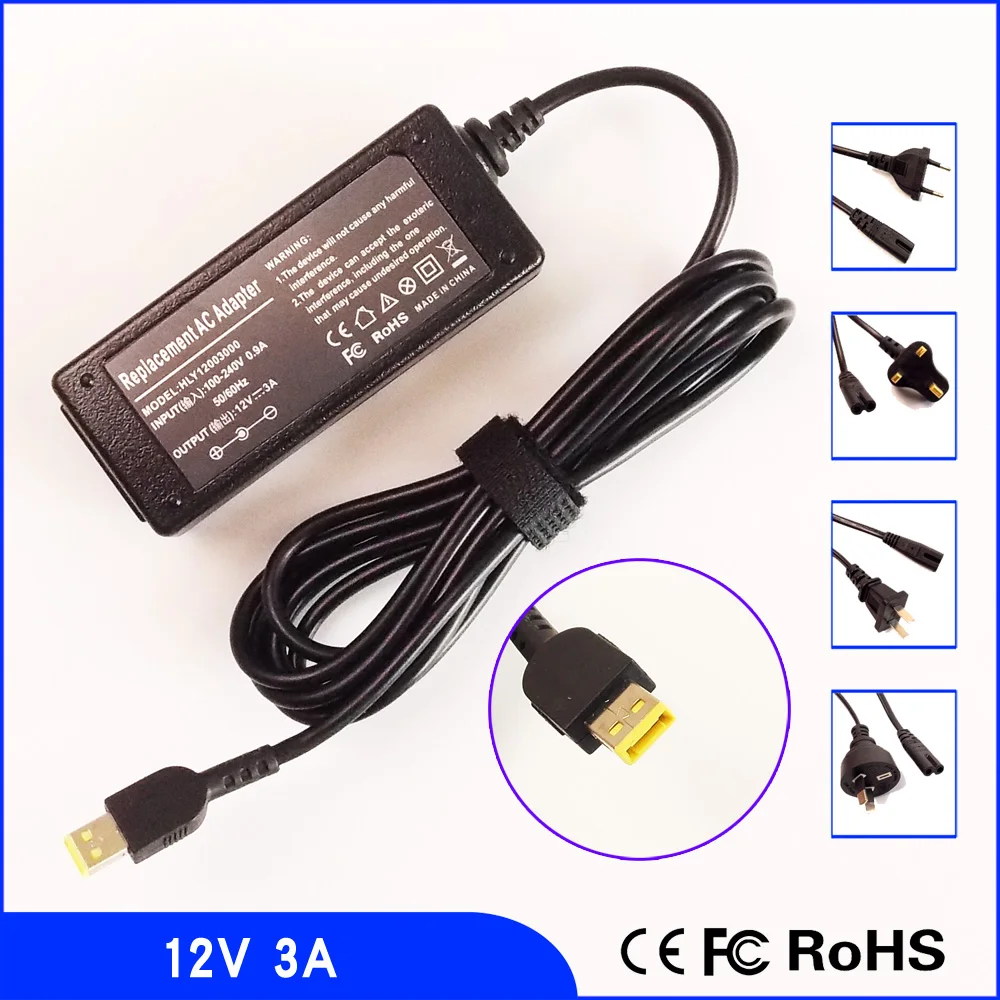 Laptop Ac Adapter Charger Cord For LENOVO ThinkPad Tablet 10 & Helix 1