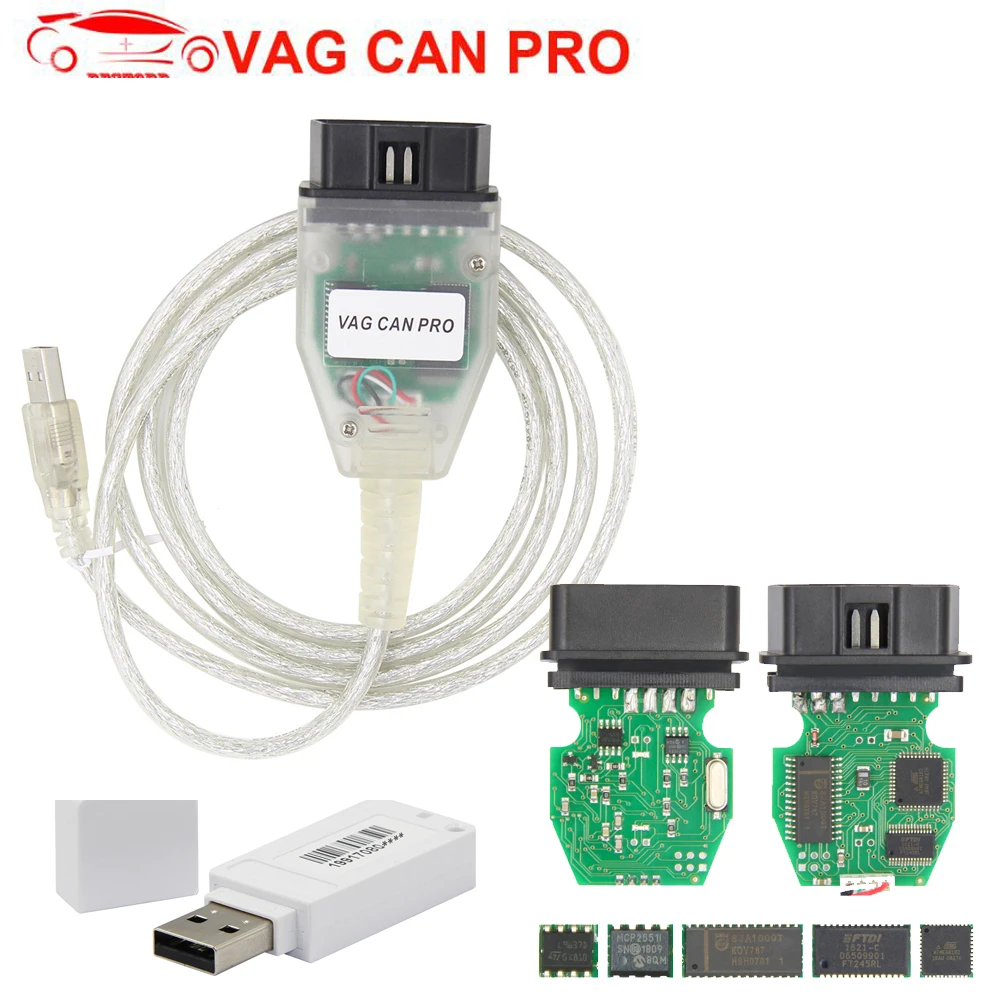 VAG CAN PRO CAN BUS+ UDS+ K-line 5.5.1 автомобильный диагностический сканер инструмент VAG Pro Com ATMEGA162+ FTDI FT245RL VCP OBD OBD2 сканер