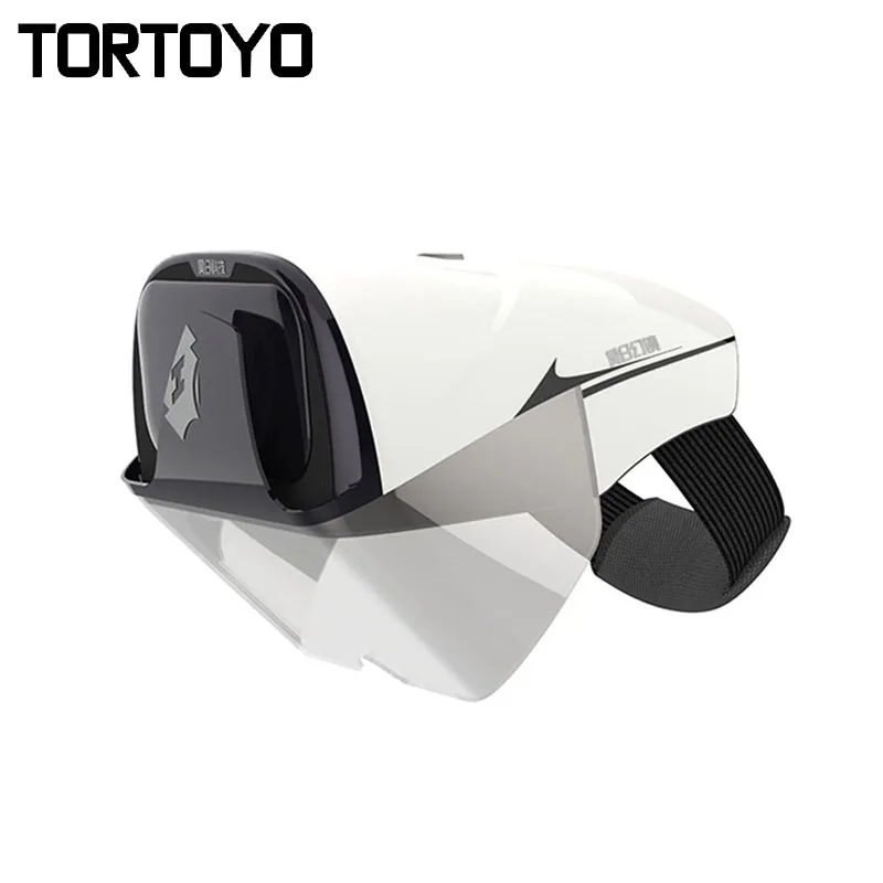 

TORTOYO Smart Augmented Reality AR Glasses Virtual Reality 2K FHD Private Cinema Gaming 3D Film Helmet for 4.0-5.7 inch Phone