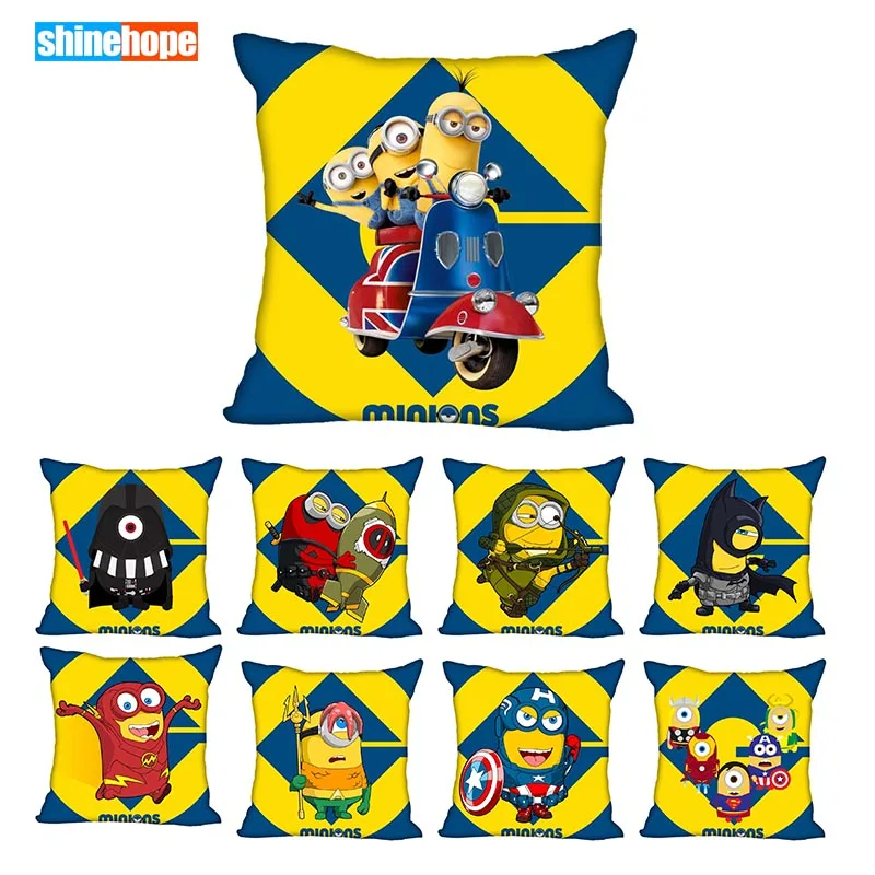 

Best Minions Pillowcase Wedding Decorative Pillow Cover Custom Gift For (one Sides) Printed Pillow Cases