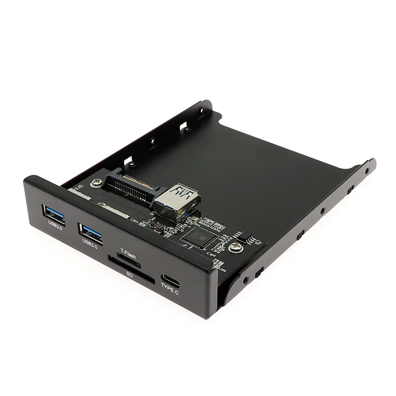 Фронтальная панель с гибким диском USB 3 1 TYPE C встроенный считыватель usb хаб 20