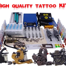 Полный набор инструментов макияж Перманентный станок набор 4 цифровая тату-машинка машинки для татуировок стартовый набор