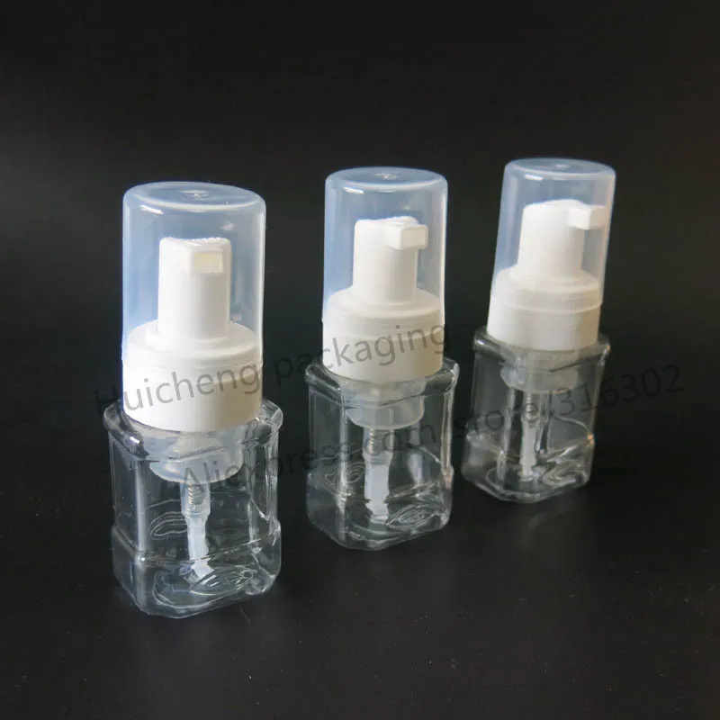 

20 x 50ML Refillable Clear Foaming Bottle 50cc Foaming up Bottle Transparent Soap Dispenser Foam Lotion Pump Bottle