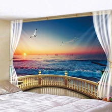 Sunset Seascape 3D Print Tapestry Wall Hanging Decorative Wall Carpet Bed Sheet Bohemian Hippie Home Decor Couch Throw Sunset Seascape 3D Print Tapestry Wall Hanging Decorative Wall Carpet Bed Sheet Bohemian Hippie Home Decor Couch Throw