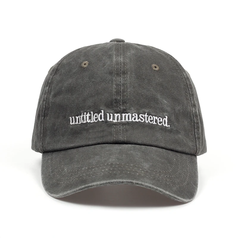 

2018 new Kendrick Lamar Untitled Unmastered Embroidery hip hop Dad Hat Rap Brand Baseball Cap Women Men snapback cap hats