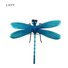 Metal Dragonfly Fairy Wall Decoration for Garden D