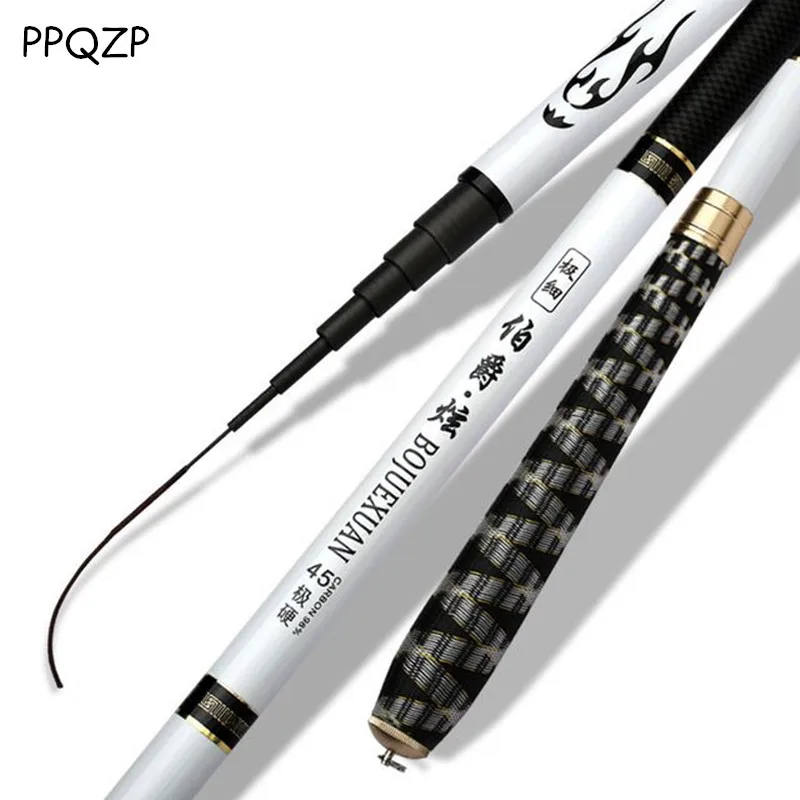 Preise 2019 NEUE Hohe Qualität Ultra Light weiß Teleskop Angelrute Carbon Hand Pol für Karpfen Angelrute VBONI