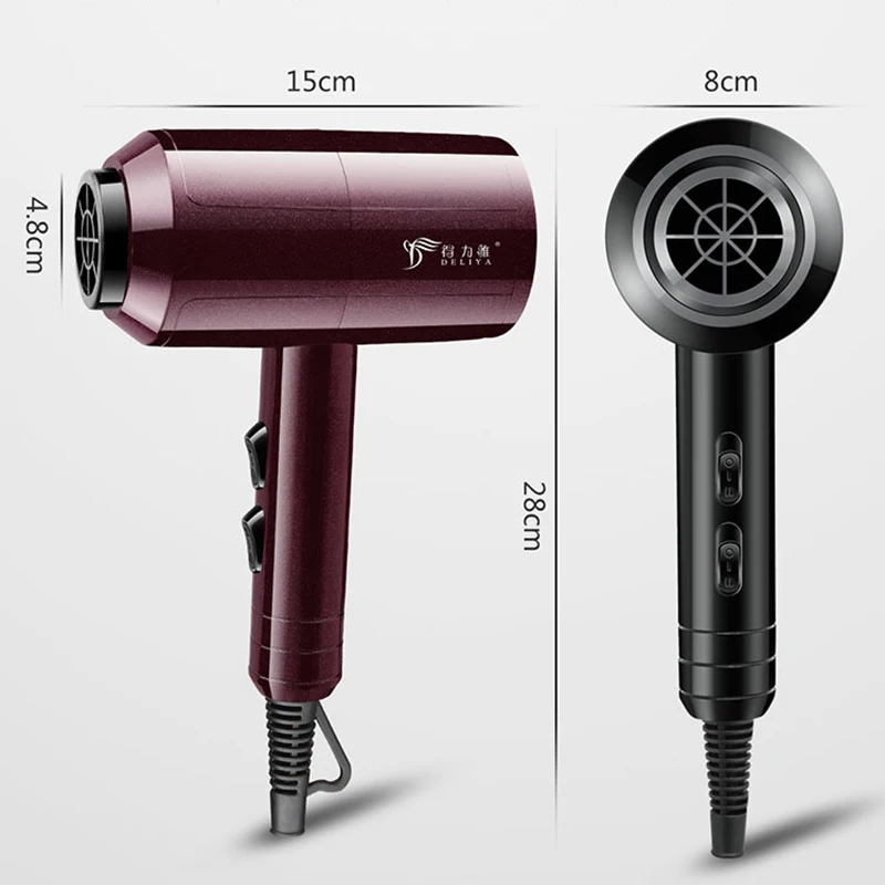 Электрический Профессиональный фен мощный Фен горячего и холодного ветра волос салон 220 В для бытовых