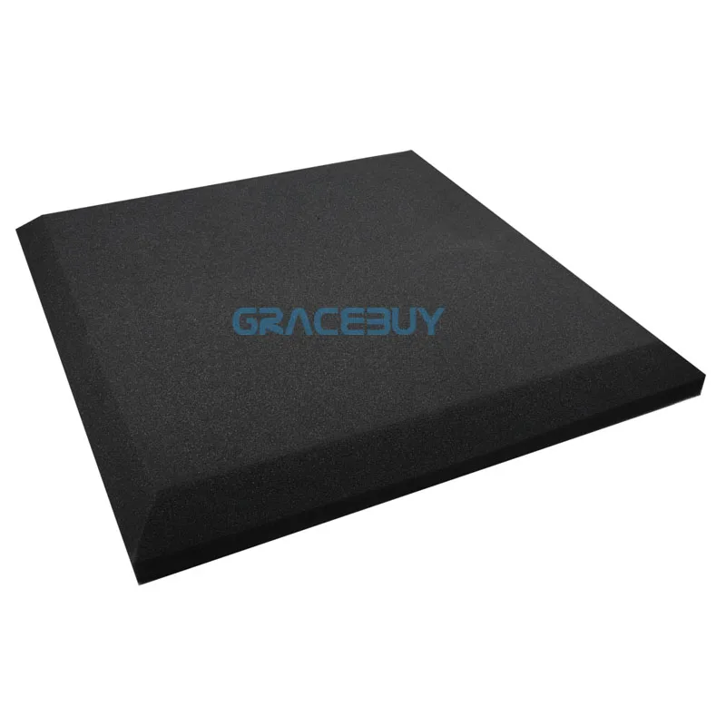 Black Acoustic Soundproofing Foam Spray Soundproof Polyurethane Foam Insulation 50cmX 50cmX5cm