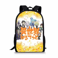 Аниме Isekai четверка Аква Рюкзак Школьная Сумка Re: Zero Emilia Rem рюкзак подростковые; школьные сумки для мальчиков и девочек рюкзак для взрослых