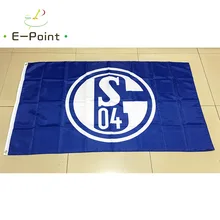 Germany Bundesliga FC Gelsenkirchen Schalke 04 3ft*5ft (90*150cm) Size Christmas Decorations for Home Flag Banner Gifts