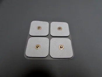 

100pcs TENS Electrode Square Studded Pads for COMPEX COMPATIBLE Electrode TENS EMS with 3.9mm buttons