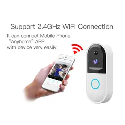 Смарт-видео, дверной звонок беспроводной WiFi домофон дверной Звонок камера приложение управление звонок ночное видение GT66