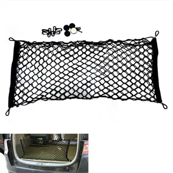 

BBQ@FUKA Universal Car Rear Trunk Envelope Style Cargo Luggage Net 90*40cm Storage Organizer