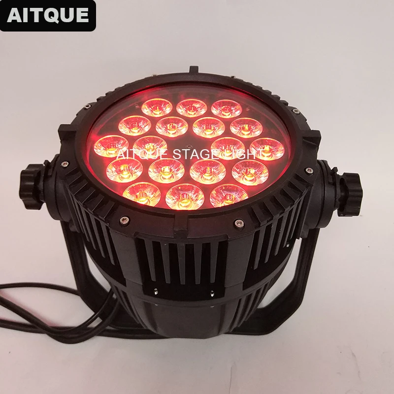 

10lot Stage light effect led par 18x18w par led rgbwa uv uplight led par ip65 waterproof par