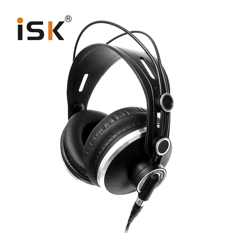 Мониторные наушники Марка ISK hp-980 Профессиональная Студия DJ гарнитура 3D объемный стереозвук Наушники Hi-Fi наушники