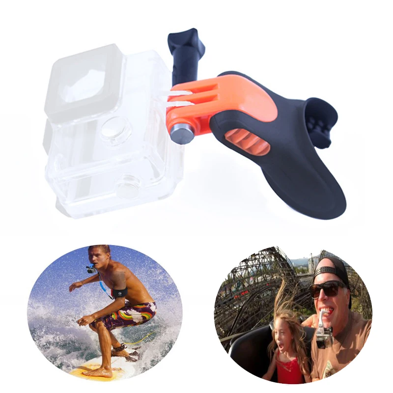 Koop Mond Mount Dummy Bite Accessoires Set Kits voor Surfen Duiken voor GoPro Hero 5 Xiaomi 4 K SJCAM SJ4000 H9r allerlei camera