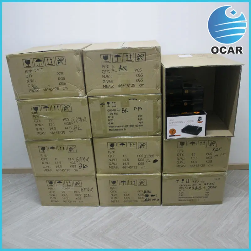 7 ports USB Charger Black 057