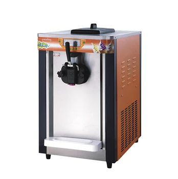 

12-16L/H Desktop Ice cream machine, electric commercial soft ice cream maker for slae