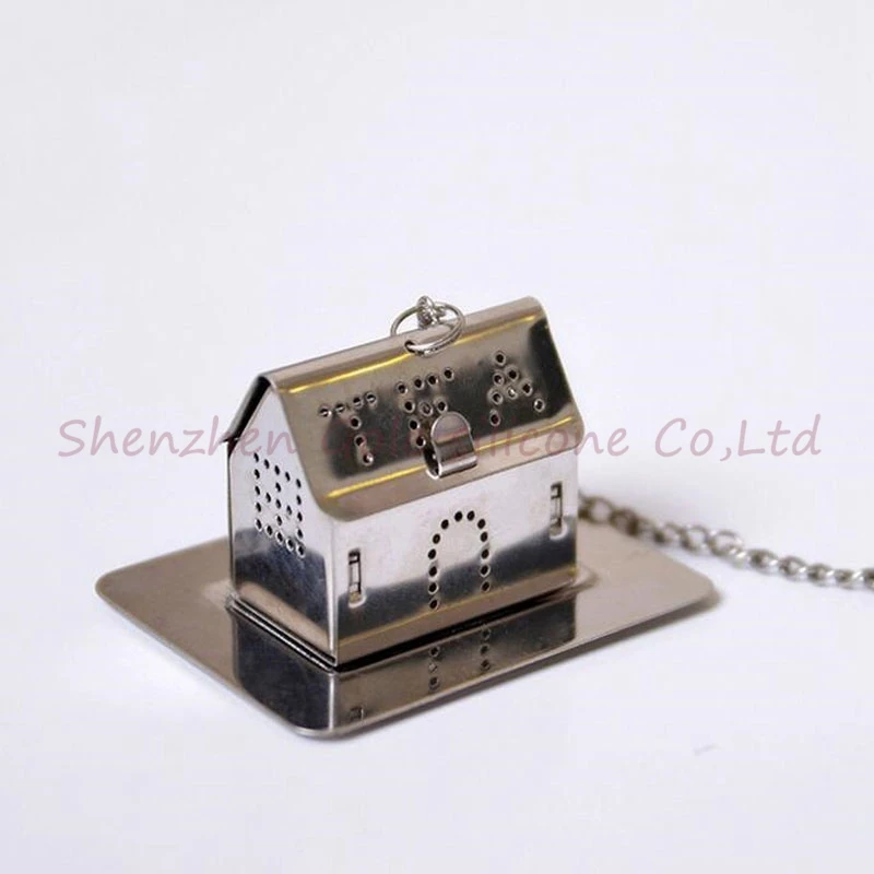 

200pcs Lovely House Shape Tea Strainers Stainless Steel Tea Infusers Accessories Wedding Favors Bridal Party Gift