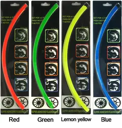 Новые 18 полосок 14-18 "мотоцикл колеса автомобиля Шины наклейки Светоотражающие Обода ленты автомобиля Наклейка ленты наклейки автомобиля